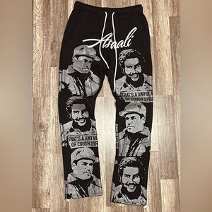 Asaali x That’s A Awful Lot Of Cough Syrup black/gray sweatpants size xl (New)